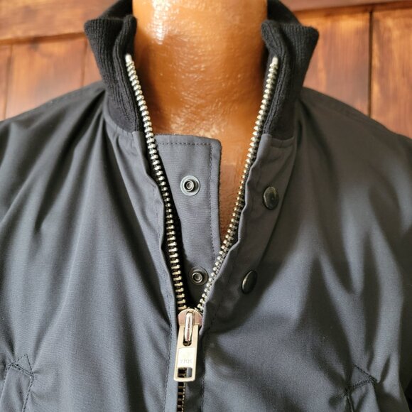 Engineered Garments Men M Black Flight Bomber Jacket USA Wool Lined Nepenthes - Picture 15 of 16